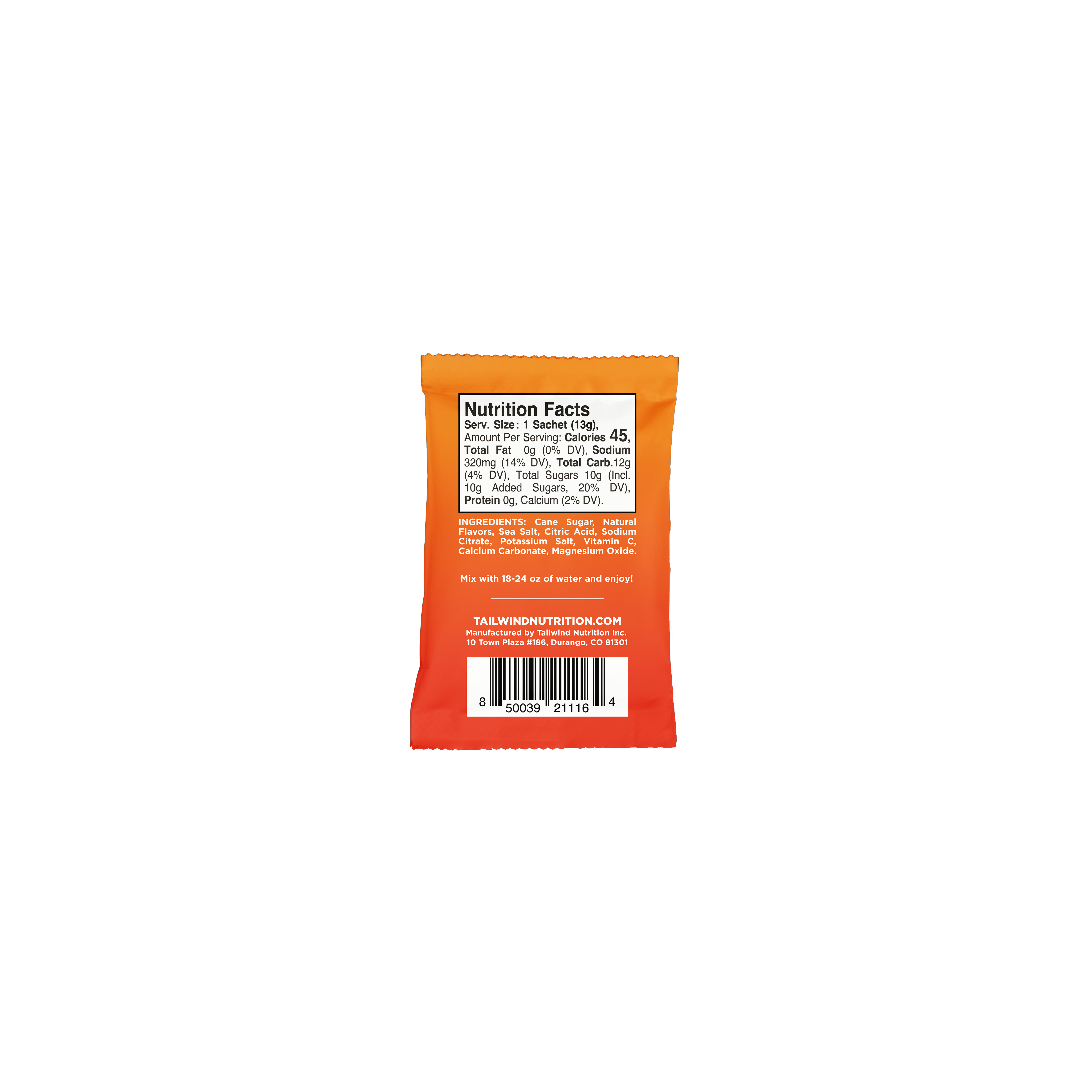 Tailwind Rapid Hydration Drink mix  - single serve