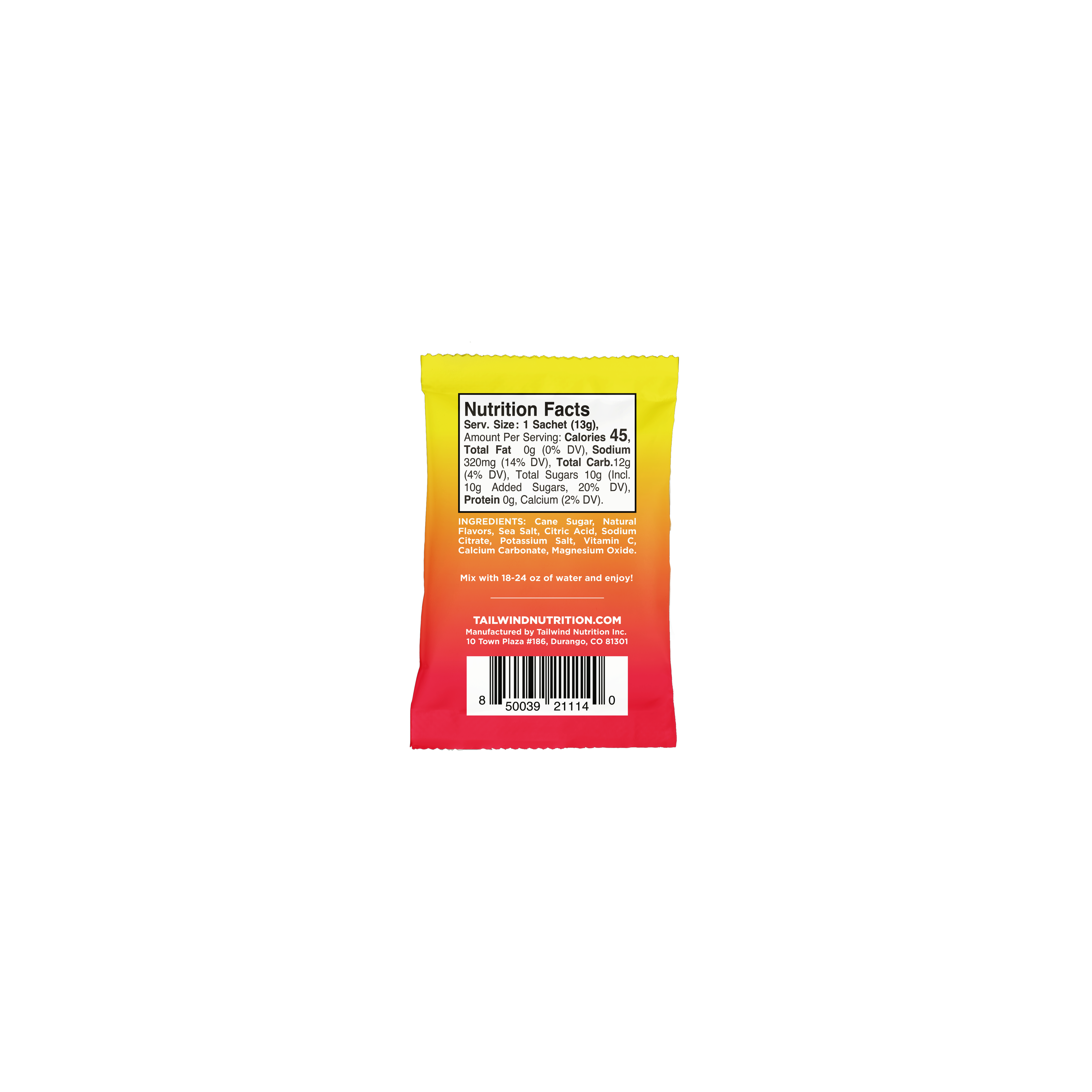 Tailwind Rapid Hydration Drink mix  - single serve