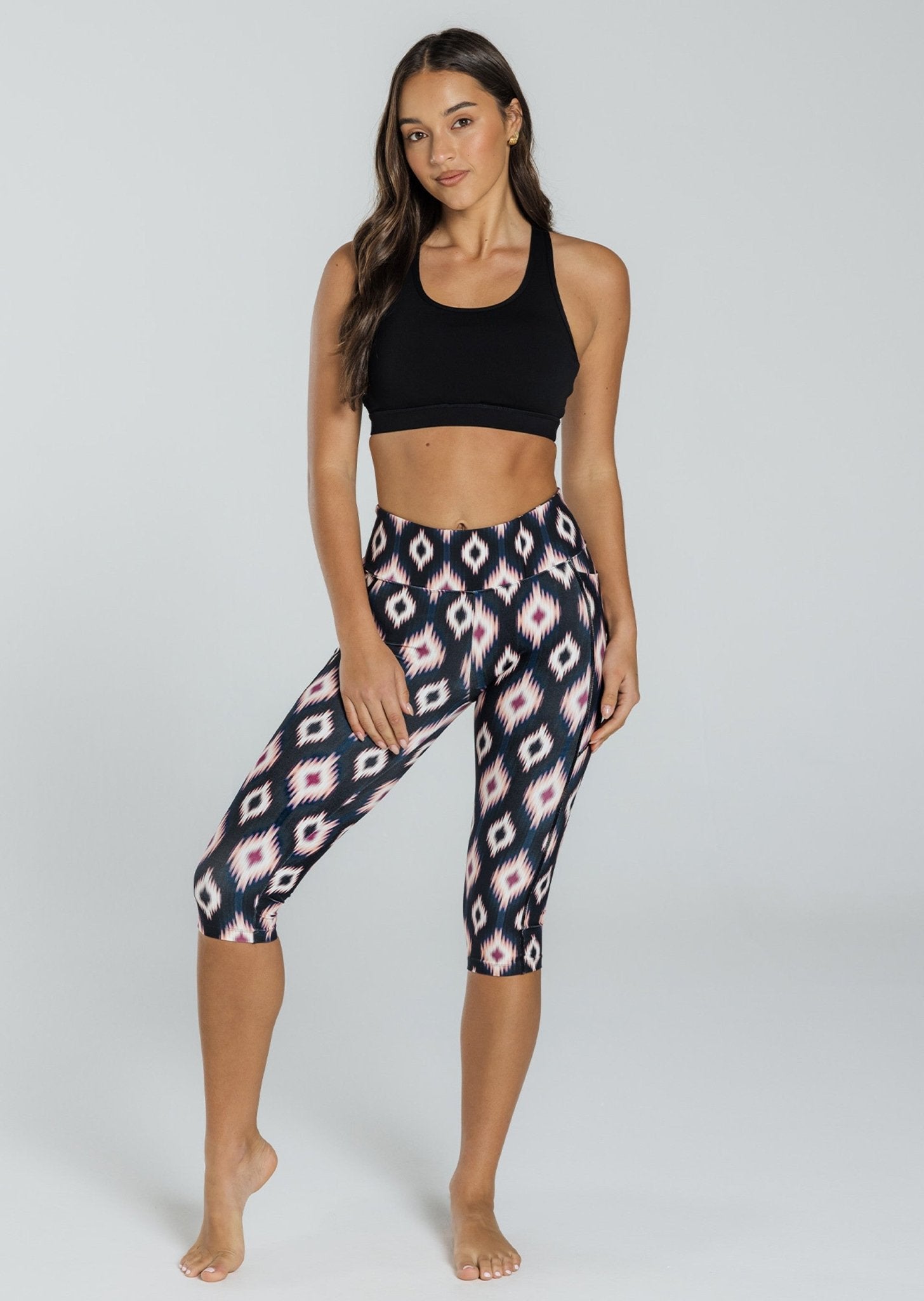 ABI AND JOSEPH BELLA DUAL POCKET ¾ LEGGING - Run Trails