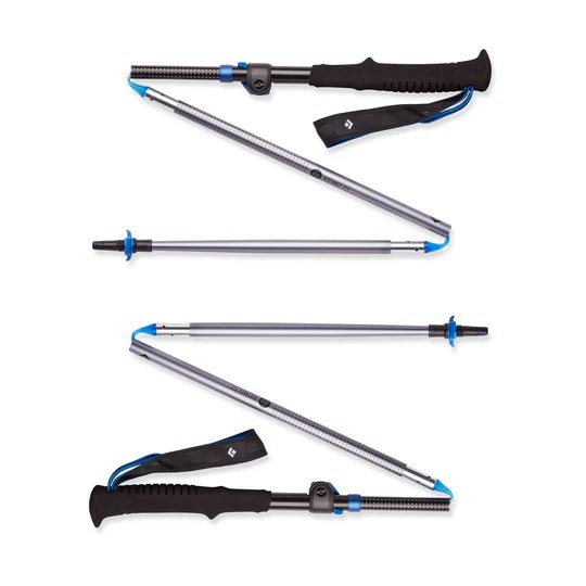 Black Diamond Distance FLZ Trekking Poles Pewter - Run Trails