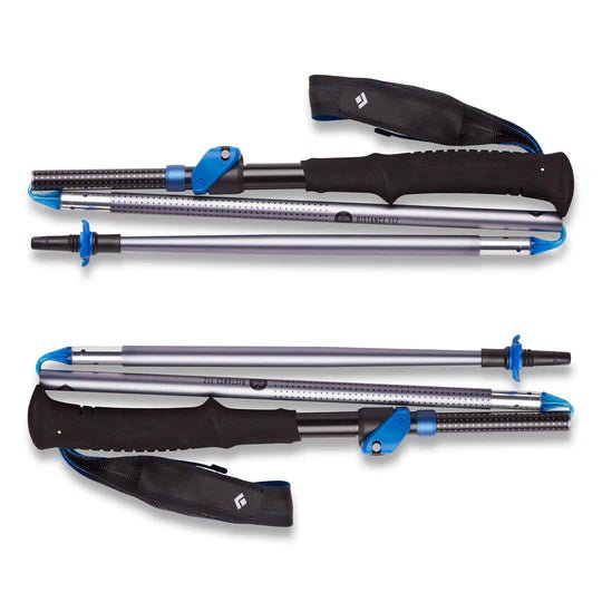Black Diamond Distance FLZ Trekking Poles Pewter - Run Trails