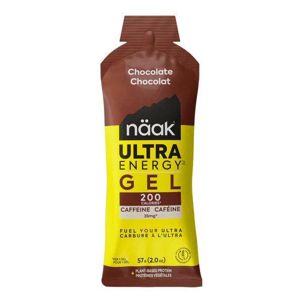 Naak Chocolate Ultra Energy Gel with Caffeine