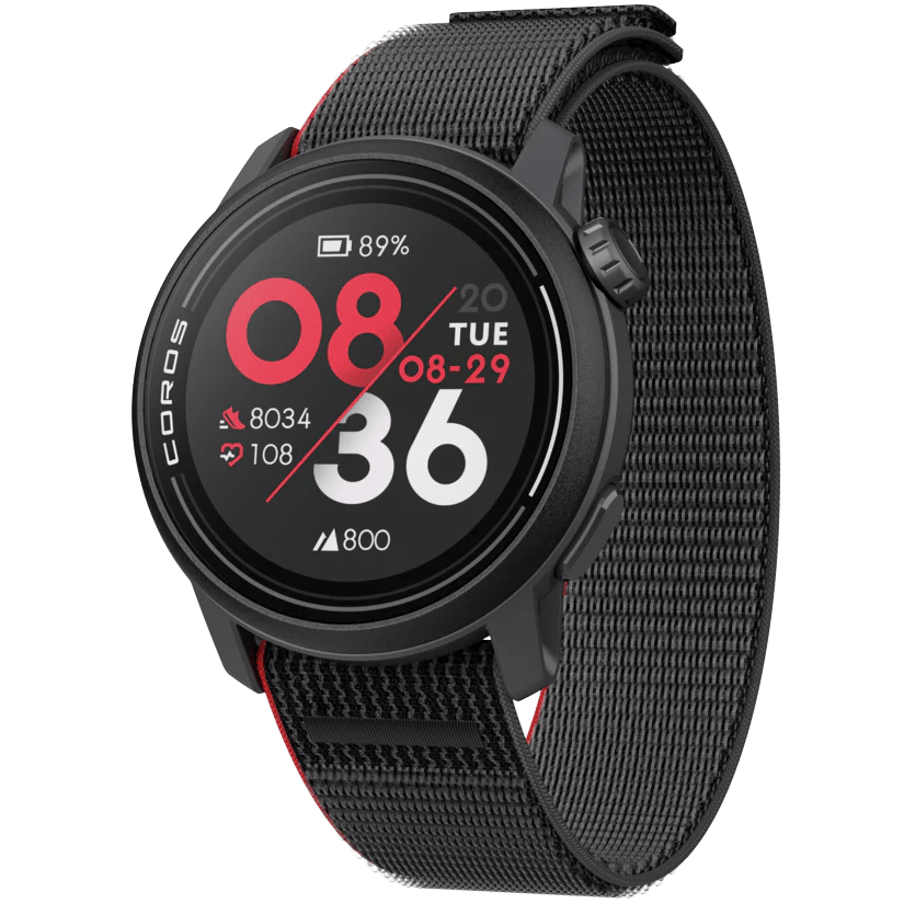 COROS PACE 3 GPS Sport Watch Black Ink w/ Nylon Band - Run Trails