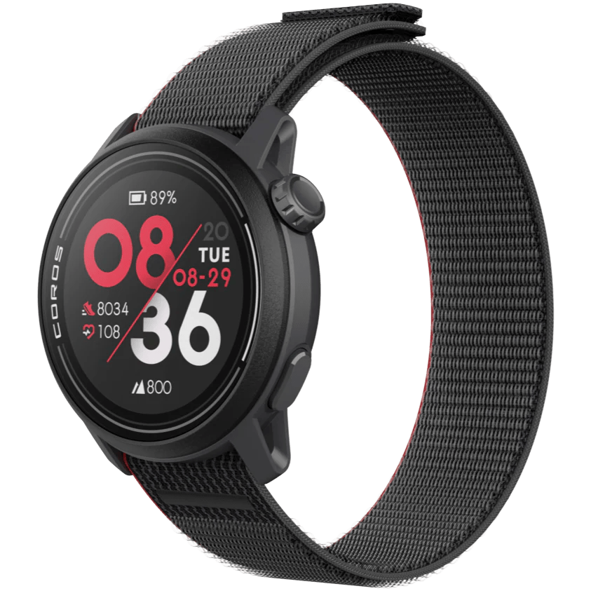 COROS PACE 3 GPS Sport Watch Black Ink w/ Nylon Band - Run Trails