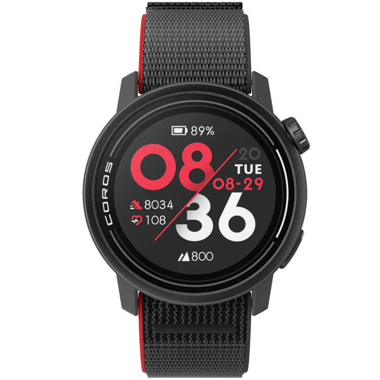 COROS PACE 3 GPS Sport Watch Black Ink w/ Nylon Band - Run Trails