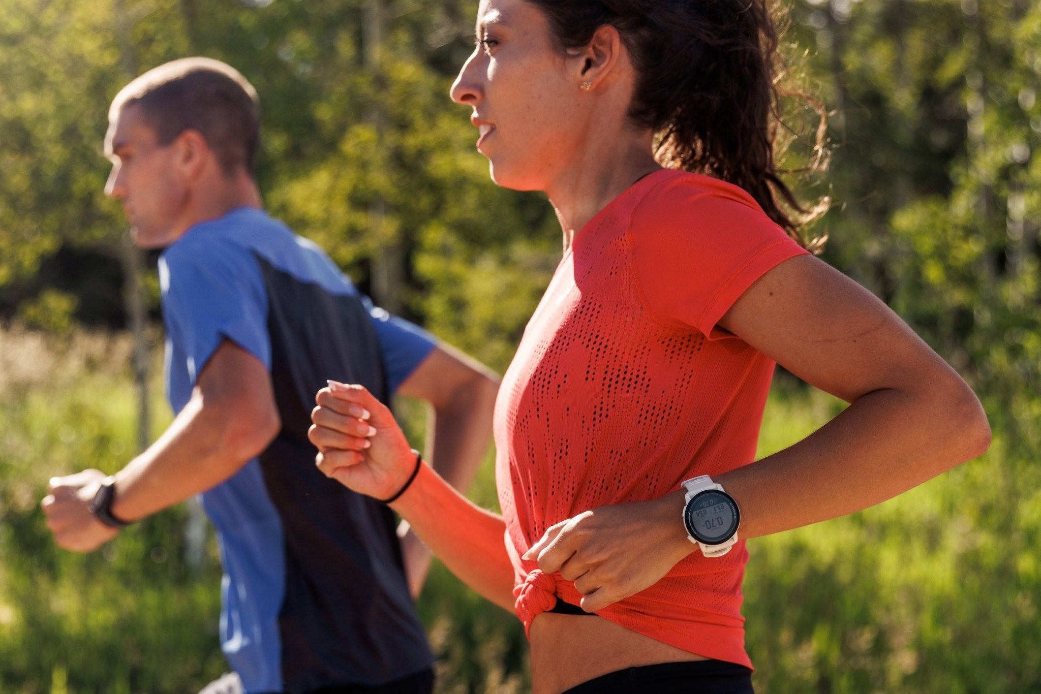 COROS PACE 3 GPS Sport Watch White w/ Silicone Band - Run Trails