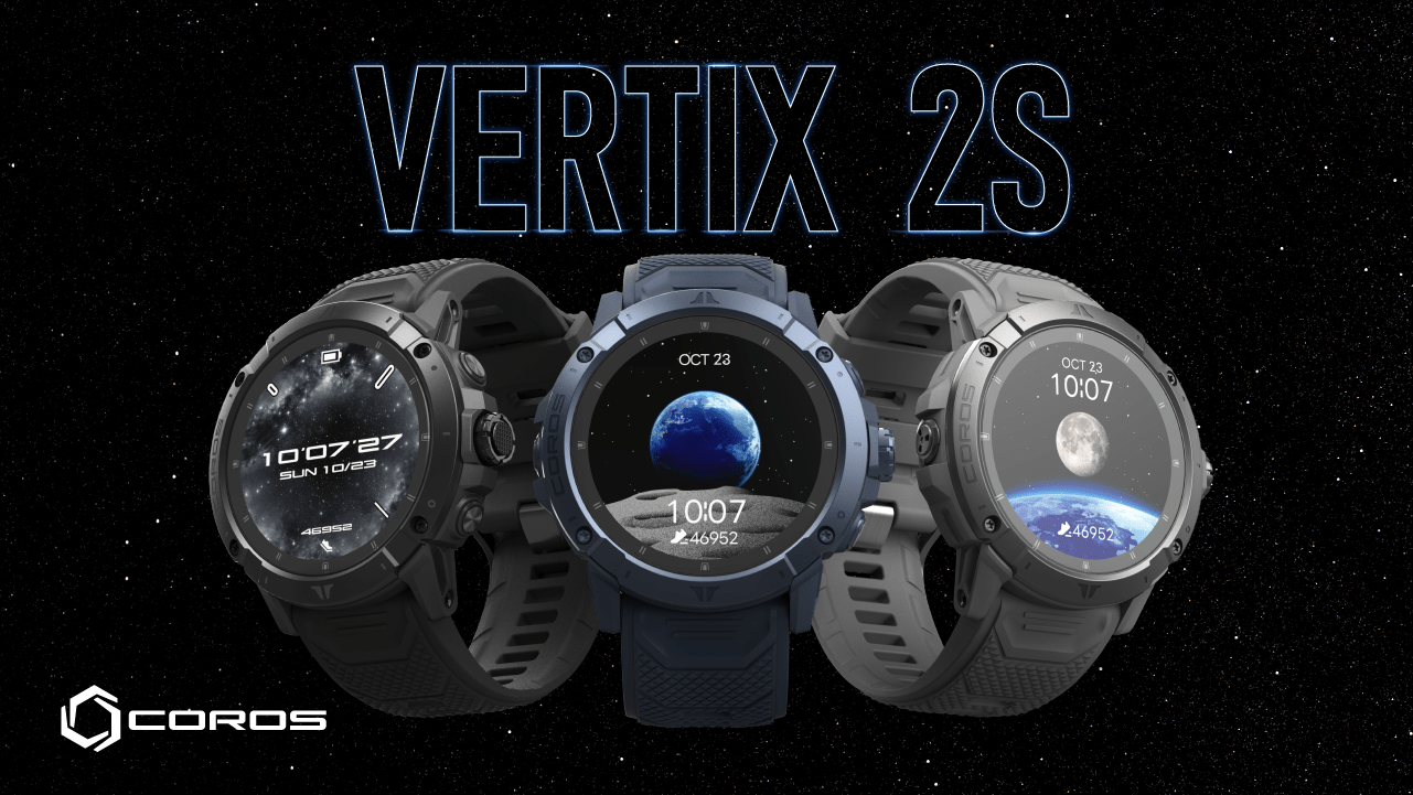 COROS VERTIX 2S GPS Adventure Watch MOON - Run Trails