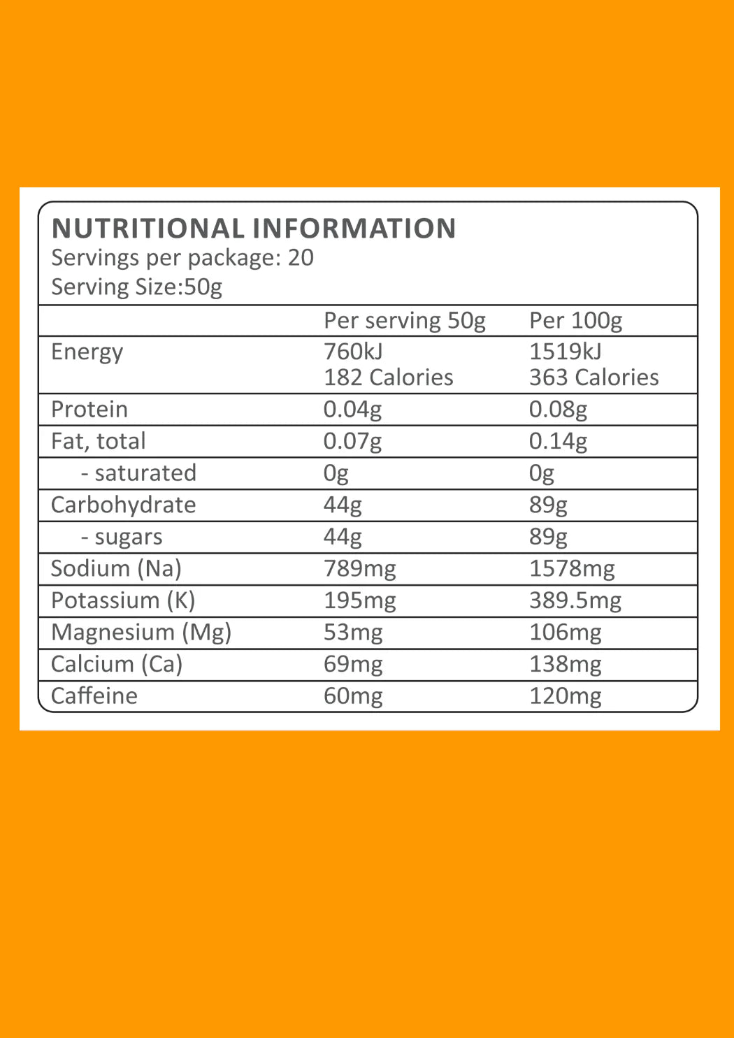 Energy + Electrolytes Drink Mix - Trail Brew - Run Trails