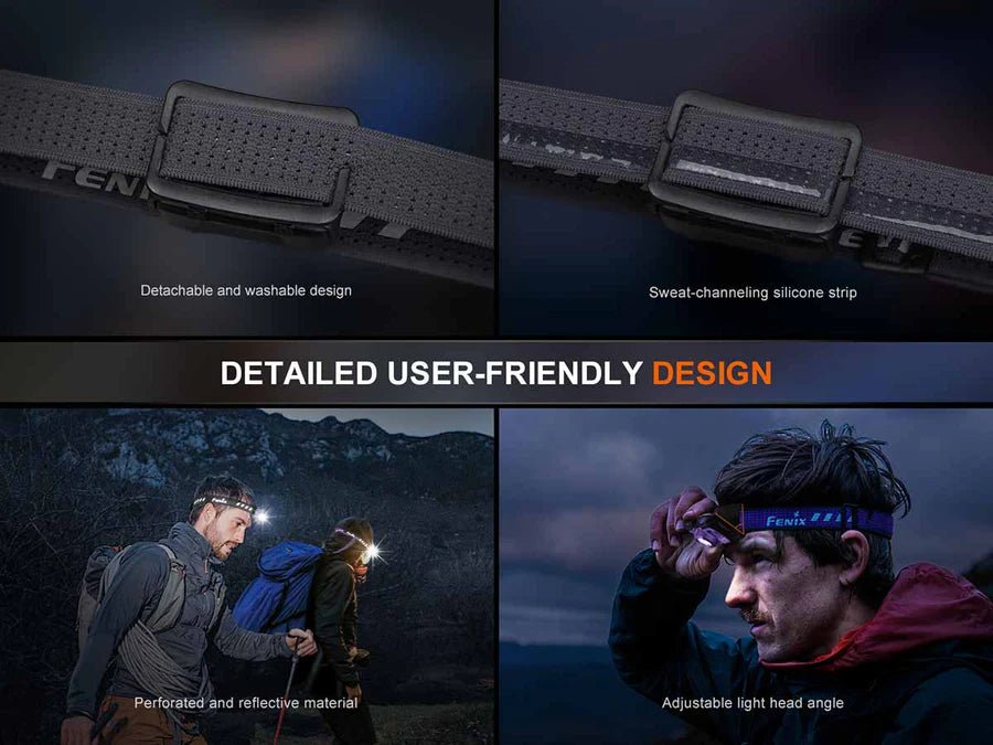 Fenix HL12R V2.0 – 500 Lumen Lightweight Rechargeable Headlamp - Run Trails