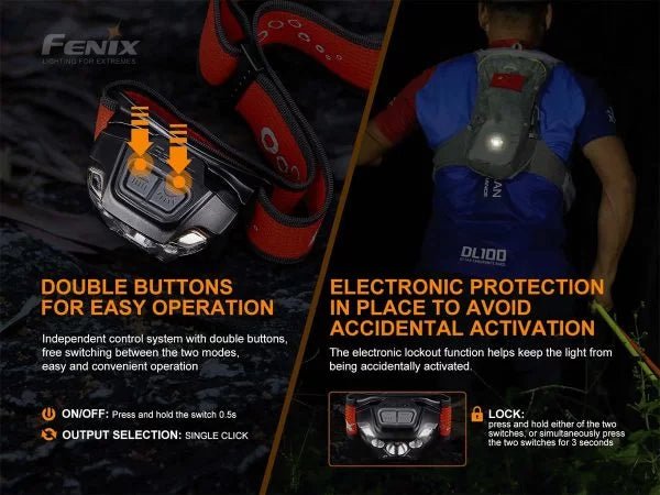 Fenix HL18R - T – 500 Lumens USB Rechargeable LED Headlamp - Run Trails