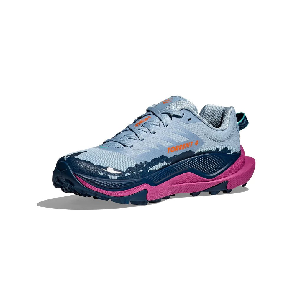 Hoka Torrent 4 Drizzle / Fuchsia Womens - Run Trails