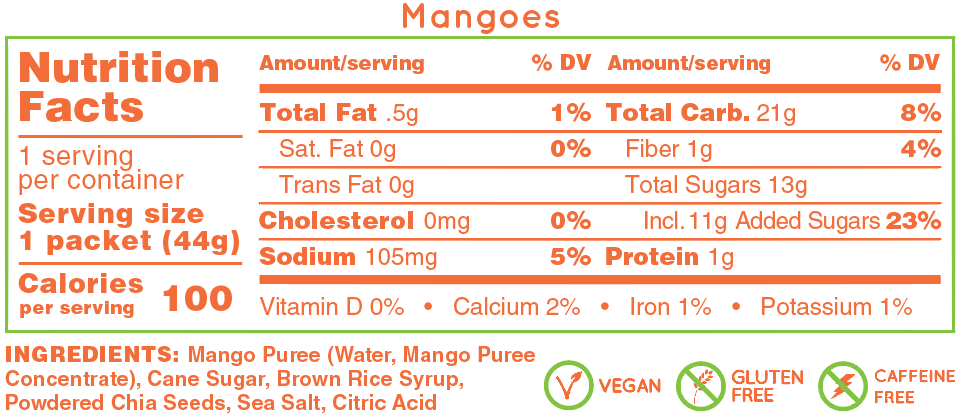 Huma Gel Original - Mango - Run Trails