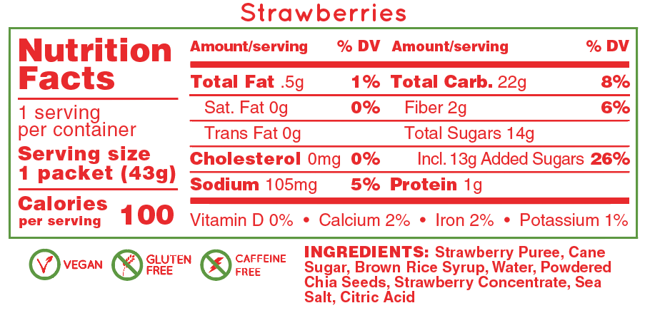 Huma Gel Original - Strawberry - Run Trails