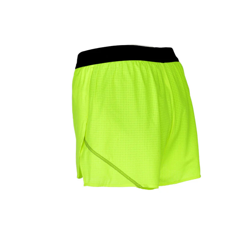 BOA Men's AeroPro 3" Half Split Shorts - Neon Yellow