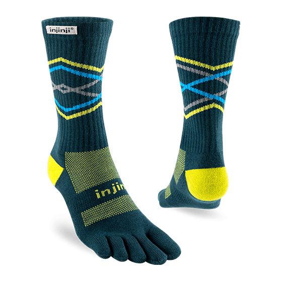 Injinji TRAIL Midweight Crew Running Socks - Run Trails