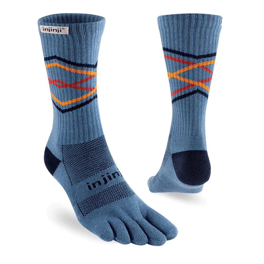 Injinji TRAIL Midweight Crew Running Socks - Run Trails