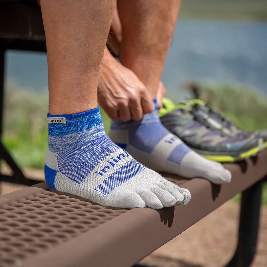 Injinji TRAIL Midweight Mini - Crew Running Socks - Run Trails