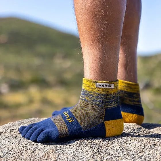 Injinji TRAIL Midweight Mini - Crew Running Socks - Run Trails