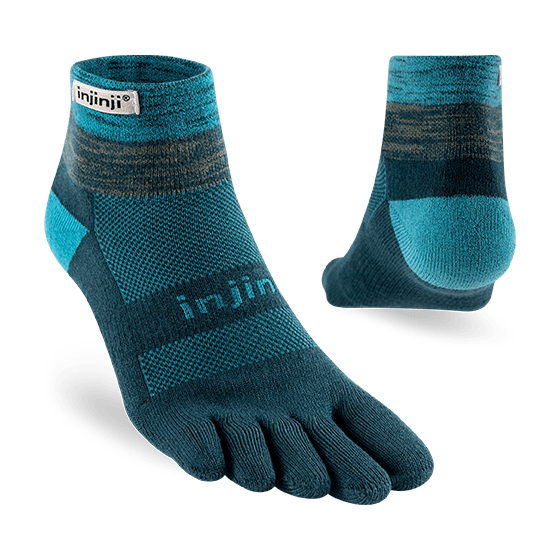 Injinji TRAIL Midweight Mini - Crew Running Socks - Run Trails