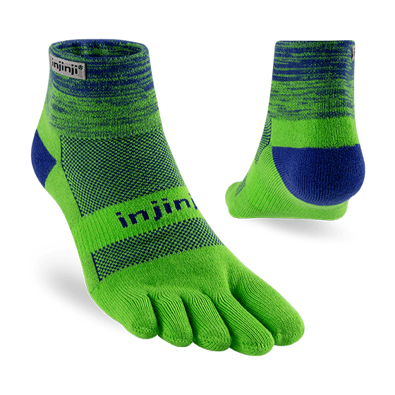 Injinji TRAIL Midweight Mini - Crew Running Socks - Run Trails