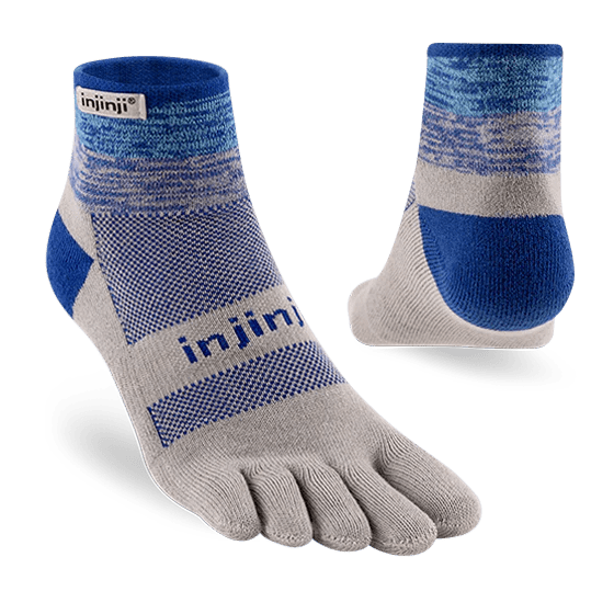 Injinji TRAIL Midweight Mini - Crew Running Socks - Run Trails