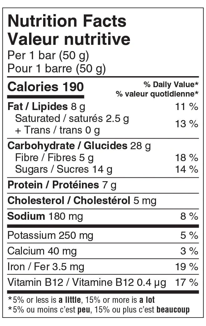 Naak Almond & Chocolate Energy Bar - Run Trails