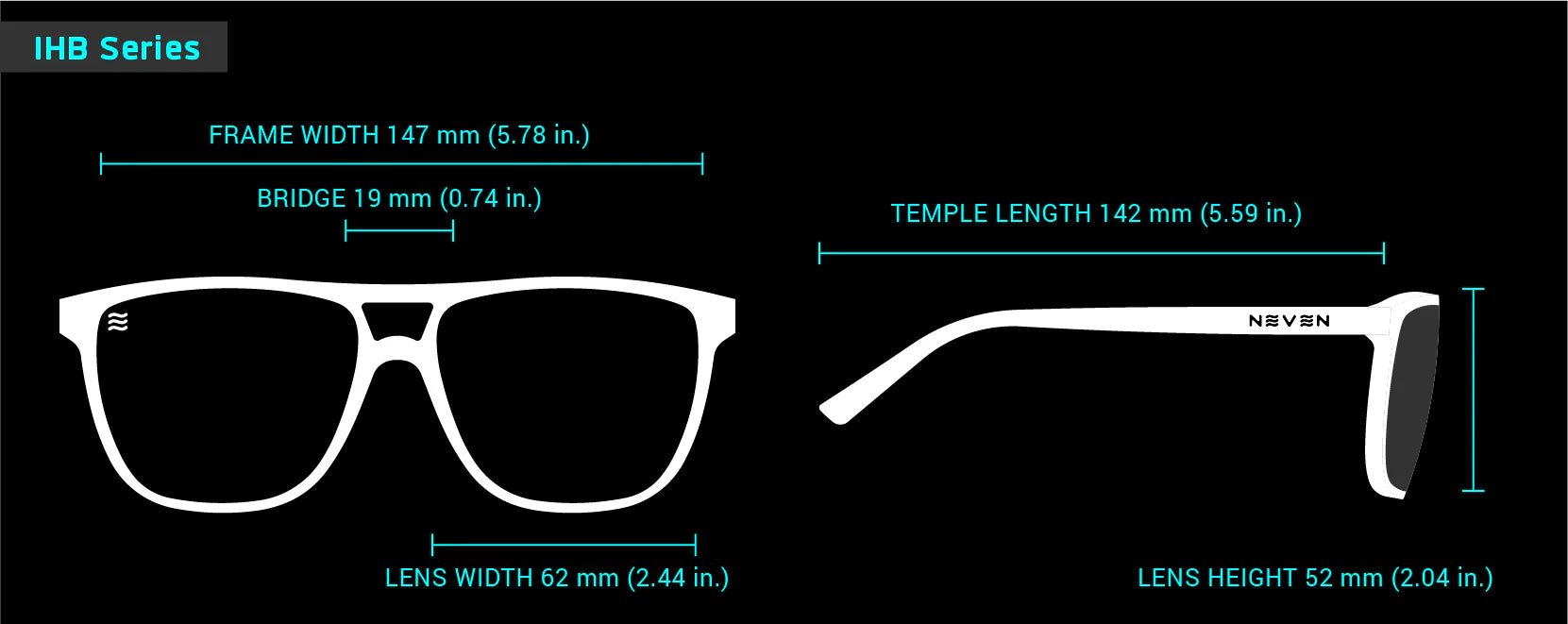 Neven Sunglasses | IHB | Rip Tide - Run Trails