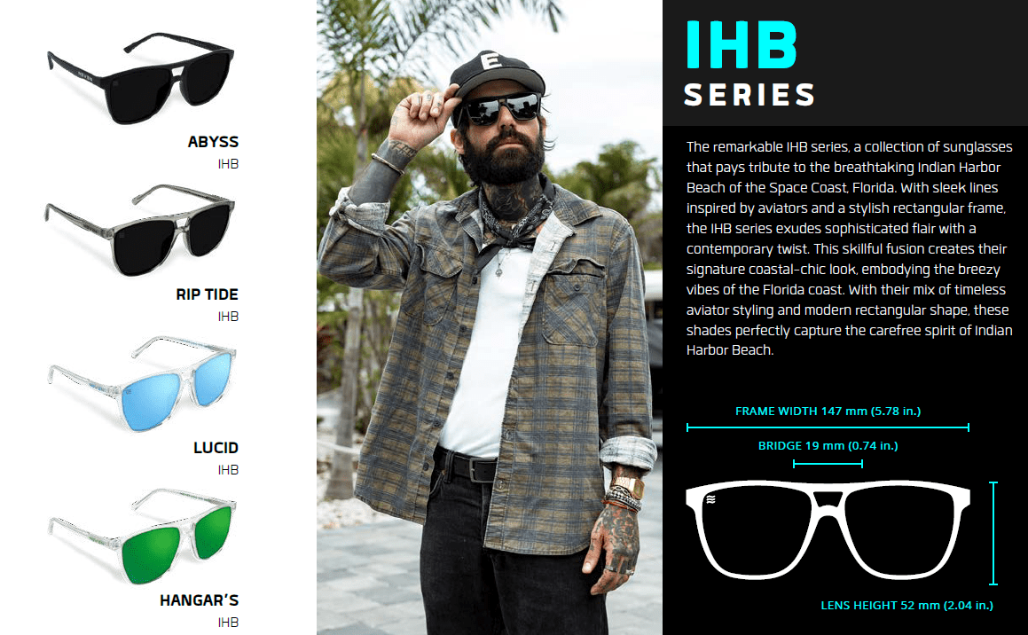 Neven Sunglasses | IHB | Rip Tide - Run Trails