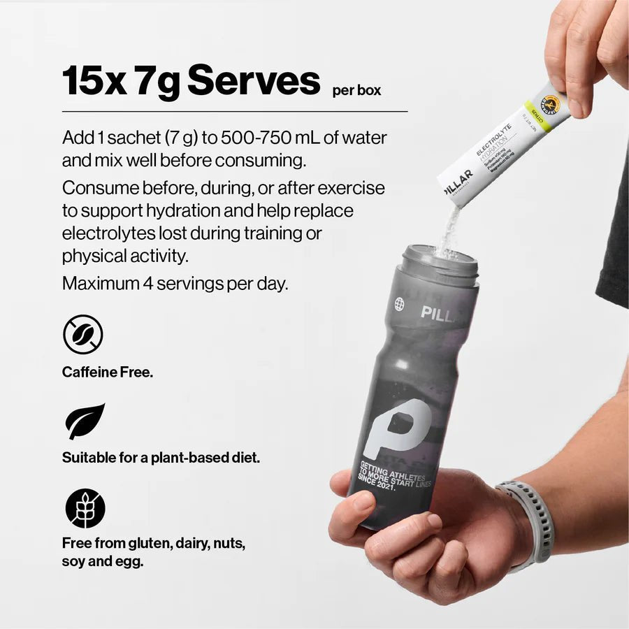 PILLAR Electrolyte Hydration Mix - Run Trails