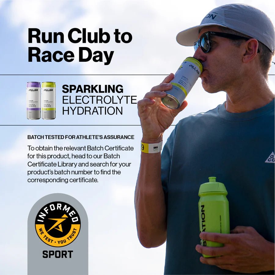 Pillar Sparkling Electrolyte Drink - Run Trails