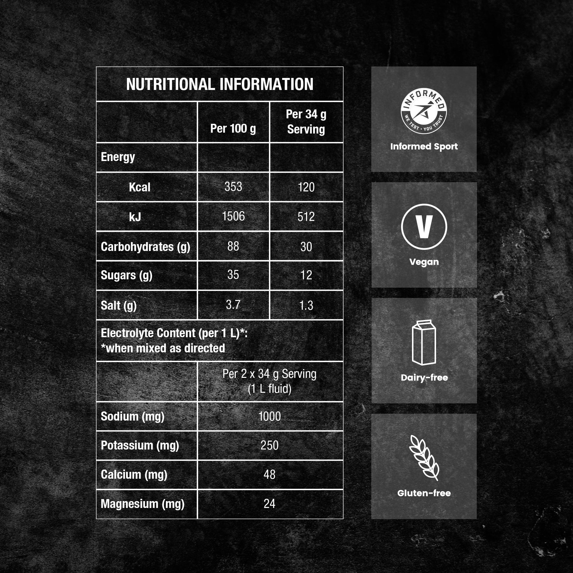 Precision Fuel & Hydration Carb & Electrolyte Drink Mix - Run Trails