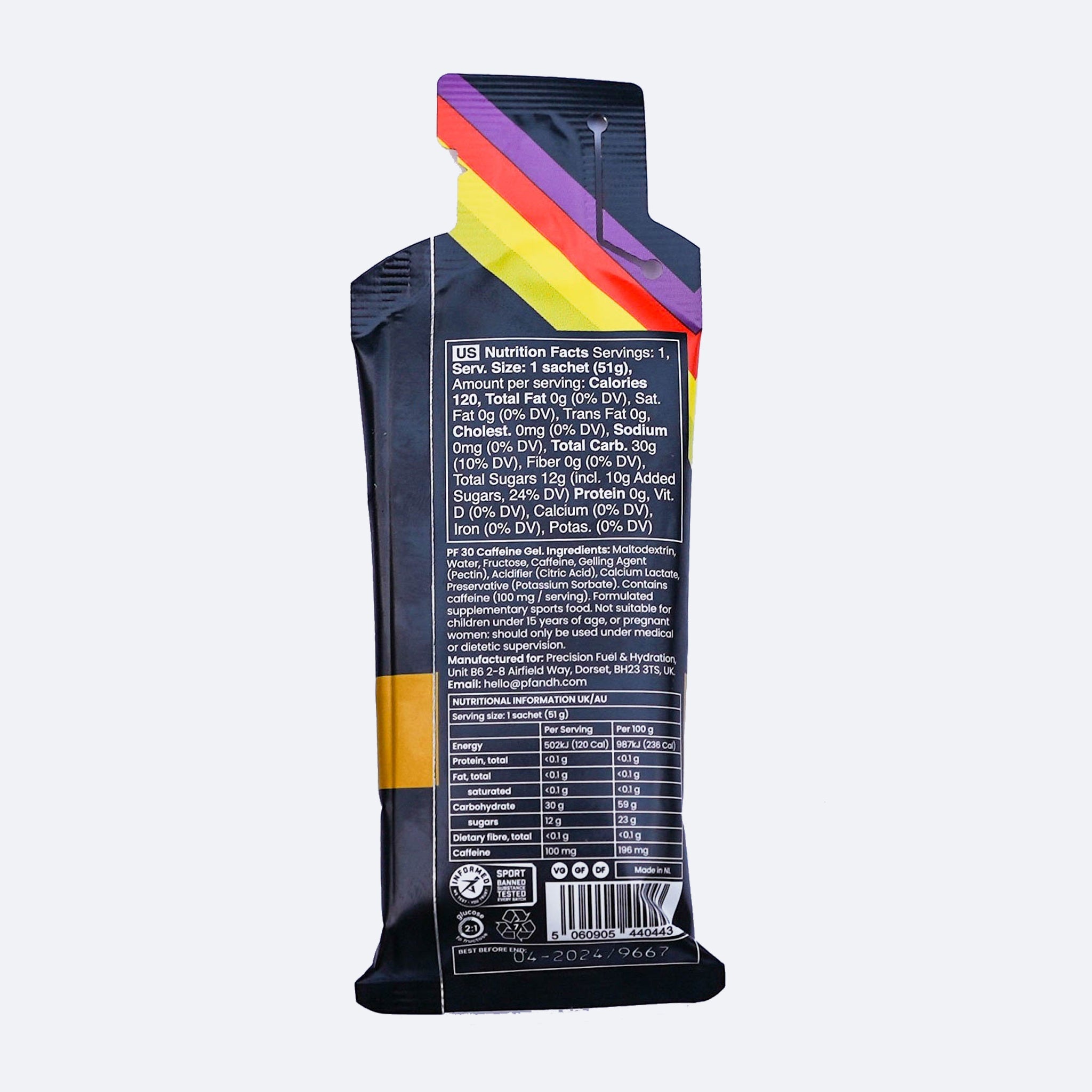 Precision Fuel & Hydration PF 30 Gel - Run Trails