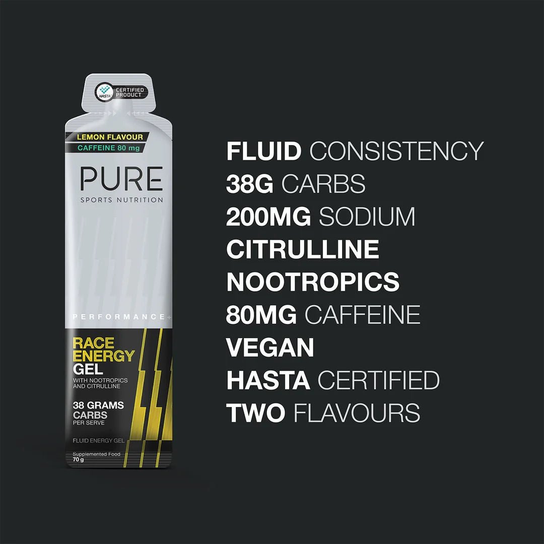 PURE Performance + Race Energy Gel - Run Trails