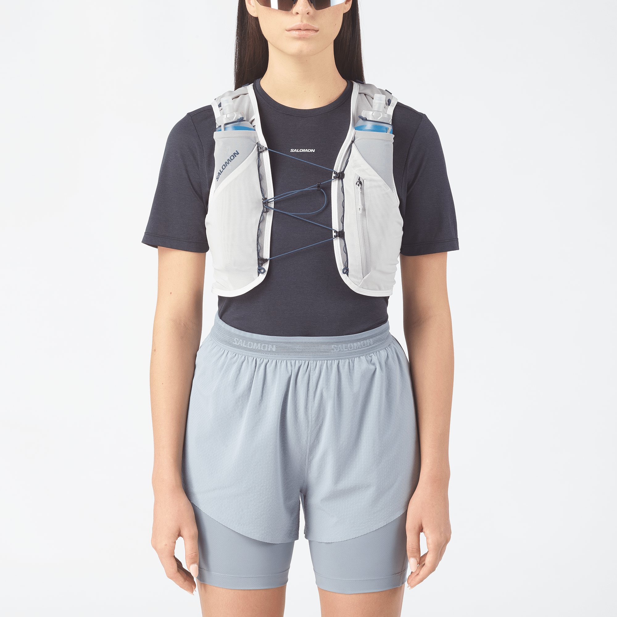 Salomon ADV SKIN 5 Set - Hydration Vest for Trail Running & Ultra Marathon - Run Trails