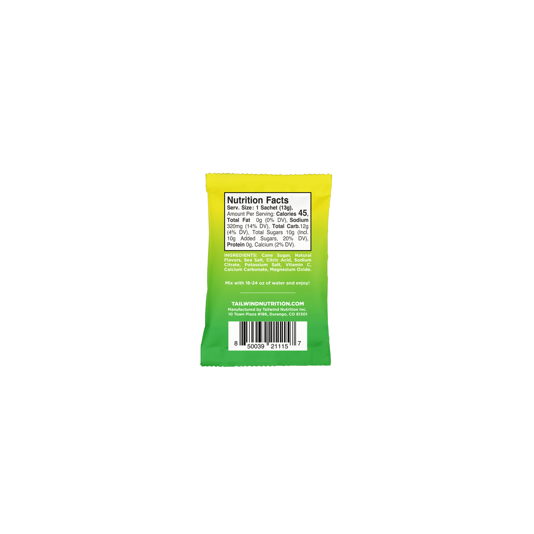 Tailwind Rapid Hydration Drink mix - single serve - Run Trails