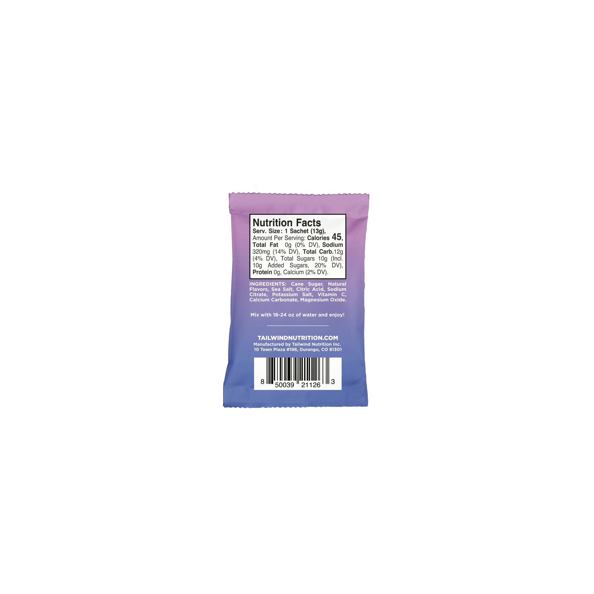 Tailwind Rapid Hydration Drink mix - single serve - Run Trails