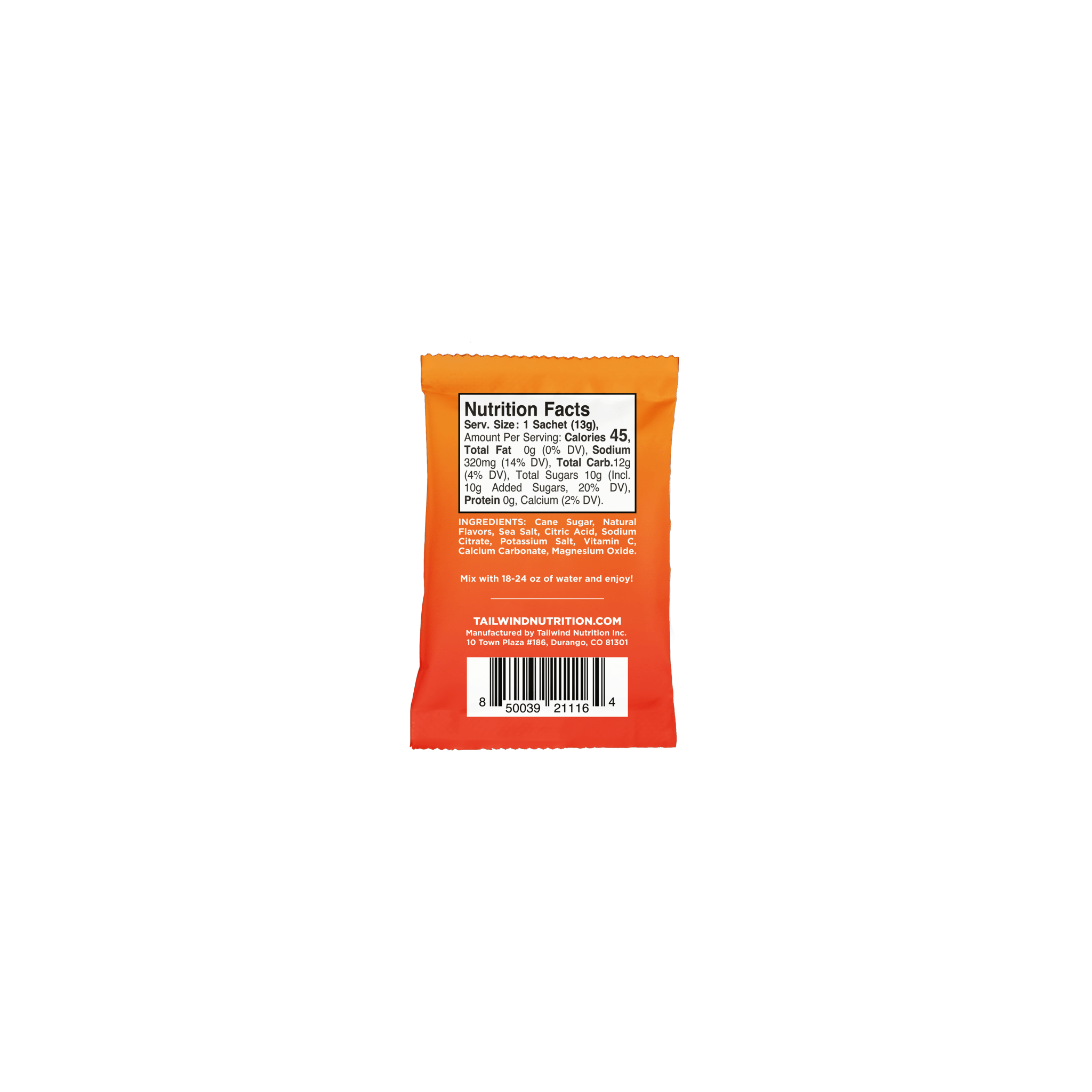 Tailwind Rapid Hydration Drink mix - single serve - Run Trails