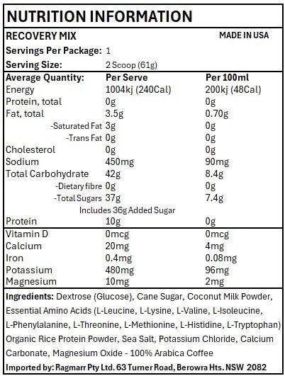 Tailwind Recovery Mix - Chocolate - Run Trails