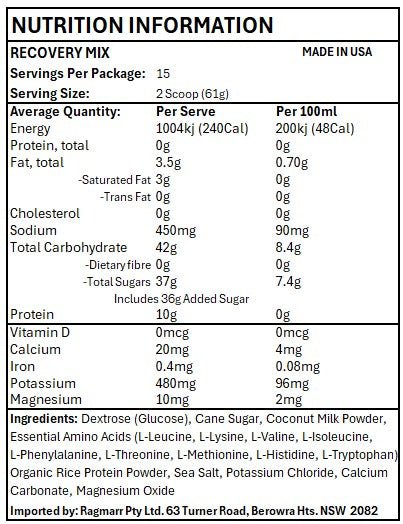 Tailwind Recovery Mix - Chocolate - Run Trails