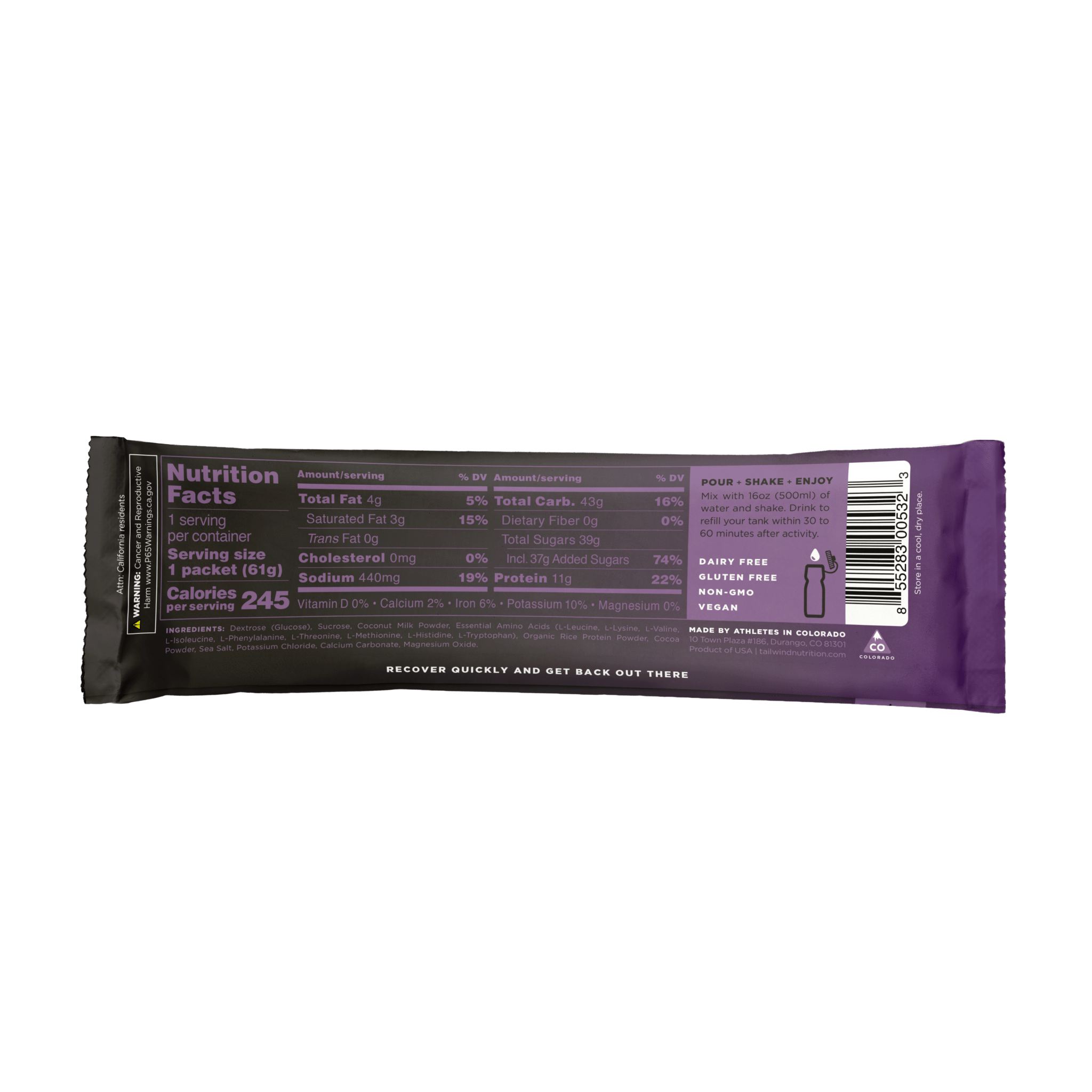 Tailwind Recovery Mix - Chocolate - Run Trails
